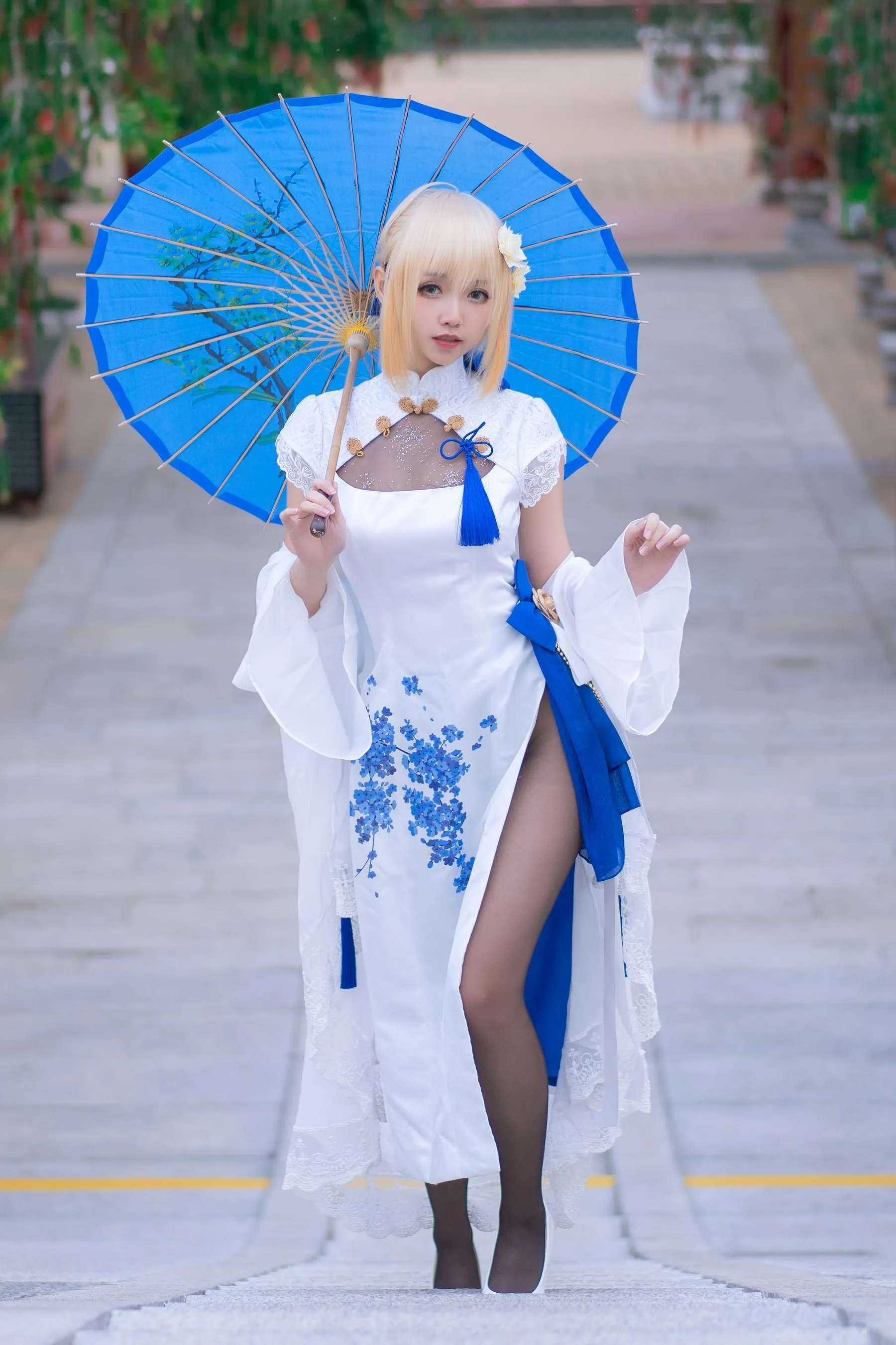 大大卷卷小卷 – NO.22 FGOsaber 四周年旗袍 [15P]插图1